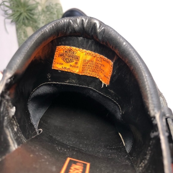 Harley Davidson Clogs Slip on Heel Studded Leather - Picture 7 of 8